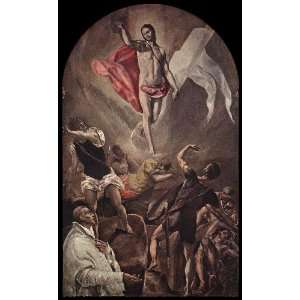    Acrylic Fridge Magnet El Greco Resurrection 1577 9