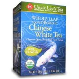  Whole Leaf Organic White Tea 18 Bags Health & Personal 