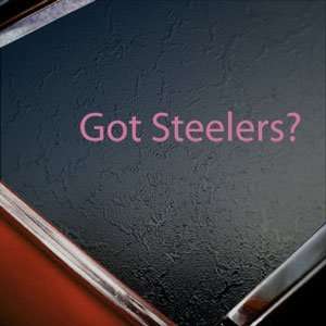  Got Steelers? Pink Decal Pittsburgh Truck Window Pink 