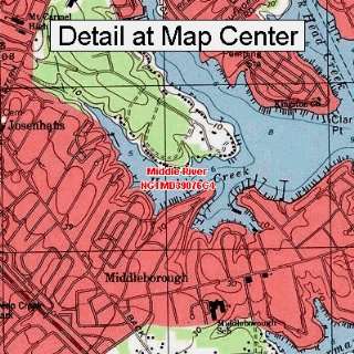   Map   Middle River, Maryland (Folded/Waterproof)