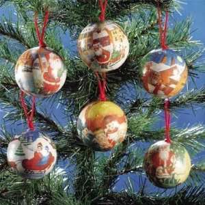  Colorful paper decorated ornaments