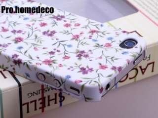   Elegant Floral Designer Matte hand case cover for iphone 4 4s #LV20