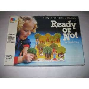  READY OR NOT 4 Easy To Put Together 3 D Games Toys 