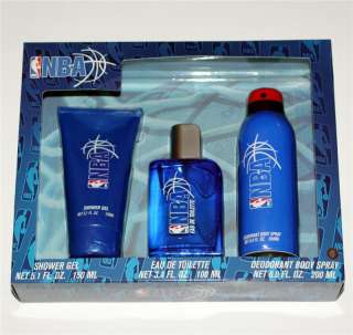 NBA Deodorant Body Spray EDT Cologne SHOWER GEL Set  