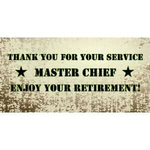   Vinyl Banner   Thank You For Your Military Service 