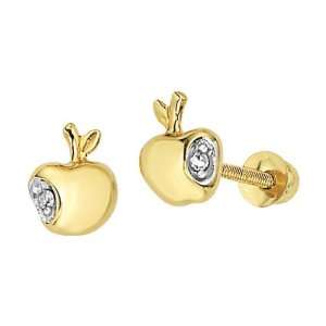  Disney   Diamond Snow White Poison Apple Stud Earrings in 
