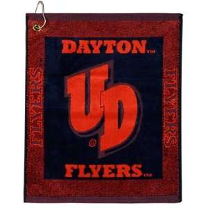  Dayton Flyers Woven Jacquard Golf Towel