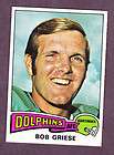 1972 Topps FB 132 Bob Griese PA Dolphins EX e  