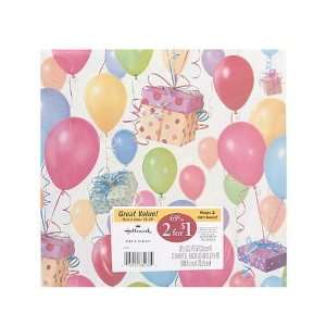    10 Packs of 2 Balloons Gift Wrap 20x2 1/2