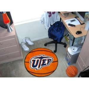  Utep Miners Basketball Shaped Area Rug Welcome/Bath Mat 
