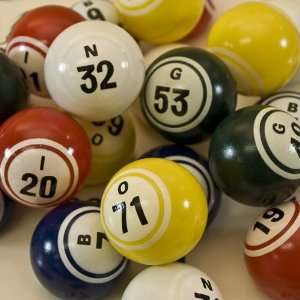  Multi Color Bingo Balls   Pro Series Toys & Games
