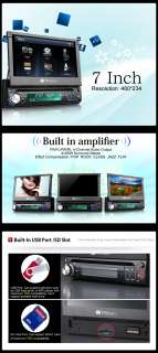 D1309 Milion 1 Din In Dash Detachable 7 USB FM Radio Car DVD Stereo 