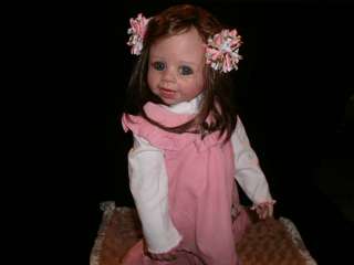 REBORN TODDLER DOLL ADORABLE M.LEVENIG MASTERPIECE DOLL Painted from 
