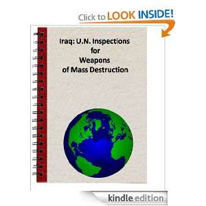Iraq U.N. Inspections for Weapons of Mass Destruction (Congressional 