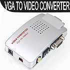   TV Video/S AV Signal Converter Video Switch Switching Box +VGA Cable