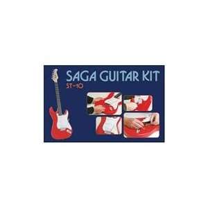   Custom Built ST 10 Electric Guitar Kit from SAGA Musical Instruments