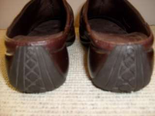 Womens Rockport Brown Leather Clogs DMX Size 7M  