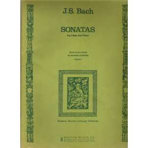  J S Bach Sonatas for Flute & Piano J S Bach Books