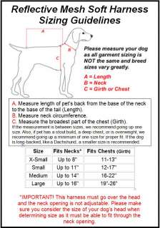 REFLECTIVE SOFT MESH HARNESS Dog Comfort Safety Vest  