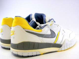 Vintage New Nike Air Play White/Gray/Yellow 87 Men 6.5  