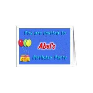    Abels Birthday, Invitation to the Party Card Toys & Games