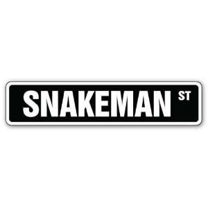  SNAKEMAN Street Sign snake snakes breeder handler new 