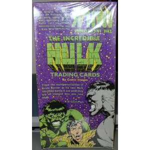    THE INCREDIBLE HULK TRADING CARDS FACTORY SEALED BOX Toys & Games