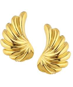 18k Yellow Gold Tiffany Earrings  