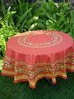 french provence 100 % cotton 70 round tablecloth expedited shipping