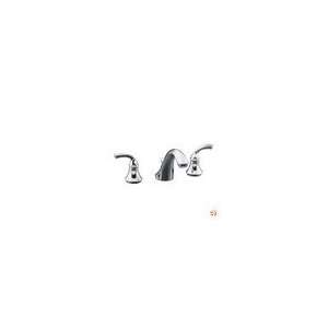 Forte K 10269 4 CP Widespread Bathroom Sink Faucet, Sculpted Lever Ha