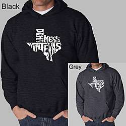 Los Angeles Pop Art Mens Dont Mess With Texas Hoodie   