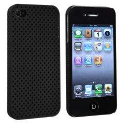   Meshed Rear Snap on Rubber Case for Apple iPhone 4/ 4S  