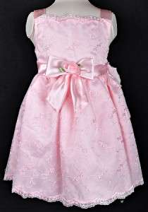 NWT Baby Girl Sizes 12, 18, 24 Months Pink 2 Pc Dress  