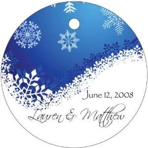  Wedding Favors Winter Theme Snowflakes Design Circle 