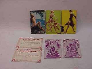 VINTAGE 1940s POSTCARDS LOT~MUTOSCOPE PIN UP pinups  