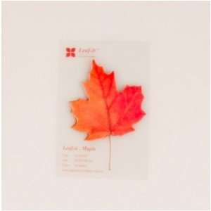  Small Maple Leaf Sticky Note, Red