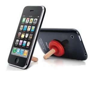 Mini Funny Cute Pumping Toilet Stand Holder for Ipod Touch Iphone 4s 4 