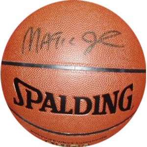 Magic Johnson Autographed Spalding Tack Soft NBA Basketball  