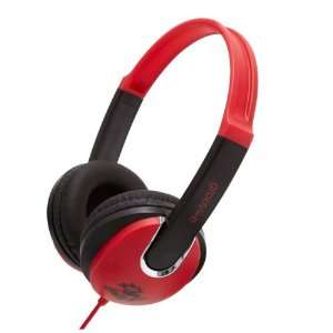  Groov e GV590RB Kids DJ Style Headphone   Red/Black 