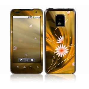 LG Optimus 2X Decal Skin Sticker   Flame Flowers 