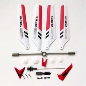  RC Helicopter, Main Blades, Main Shaft,Tail Decorations, Tail Props 