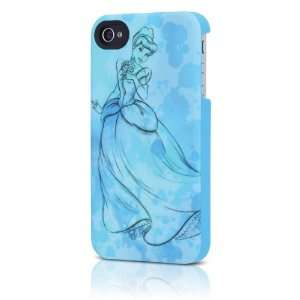  Disney Sketch Clip Case for iPhone 4S/4   Cinderella Cell 
