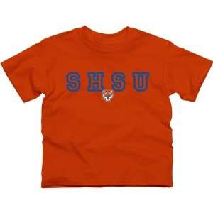  Sam Houston State Bearkats Youth Wordmark Logo T Shirt 