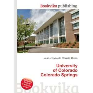  University of Colorado Colorado Springs Ronald Cohn Jesse 
