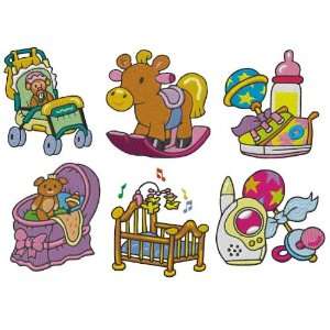  Rockin Baby Nursery Collection Embroidery Designs on Multi 