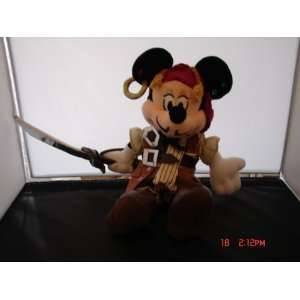  Mickey Mouse Pirate of the Caribbean Plush Toy 12 