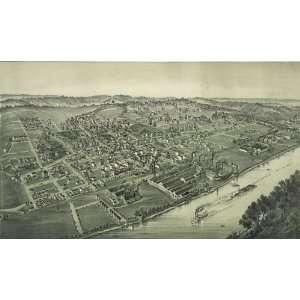   Charleroi Washington County Pennsylvania 1897 24 X 14.5 Everything