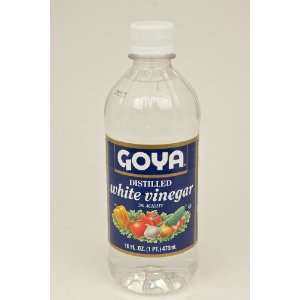 Goya White Vinegar 16 oz  Grocery & Gourmet Food