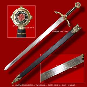 45 Medieval Sword of the Black Prince with Scabbard  