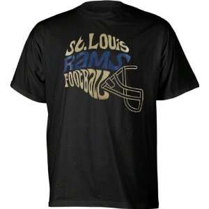  St. Louis Rams Youth Skewed Helmet T Shirt Sports 